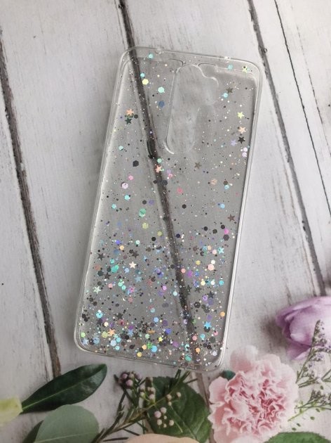 Накладка Star Glitter для Xiaomi Note 8 Pro прозора-0