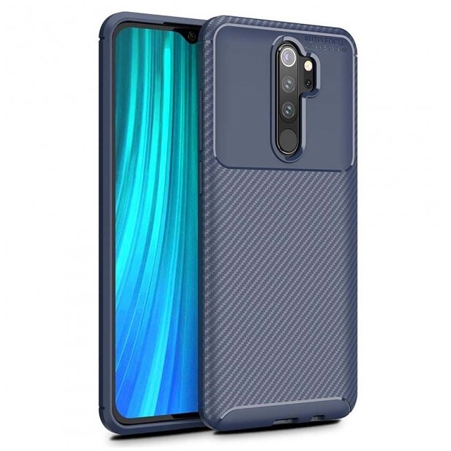 Накладка Ultimate Experience Carbon для Xiaomi Note 8 Pro Синя-0