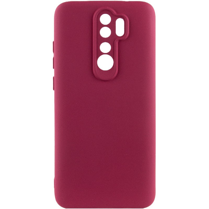 Silicone Cover Full Camera without Logo (A) для Xiaomi Note 8 Pro Marsala-0