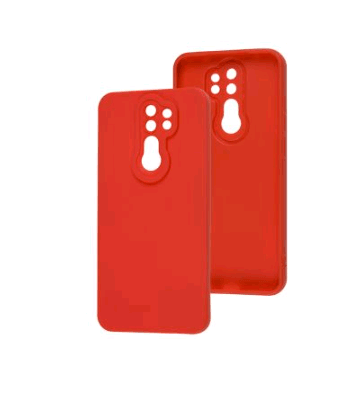 Накладка Color style з мікрофіброю для Xiaomi Note 8 Pro Red-0