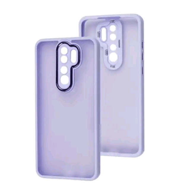 Накладка Luxury Metal Lens для Xiaomi Note 8 Pro (Бузковий)-0