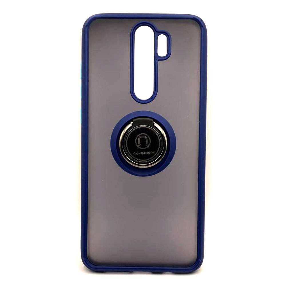 Накладка Totu Gingle Ring для Xiaomi Redmi Note 8 Pro темно-синя-0