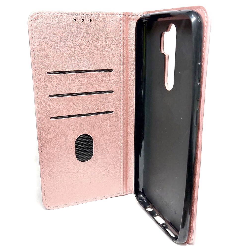 Книжка Business для Xiaomi Redmi Note 8 Pro Рожева-2