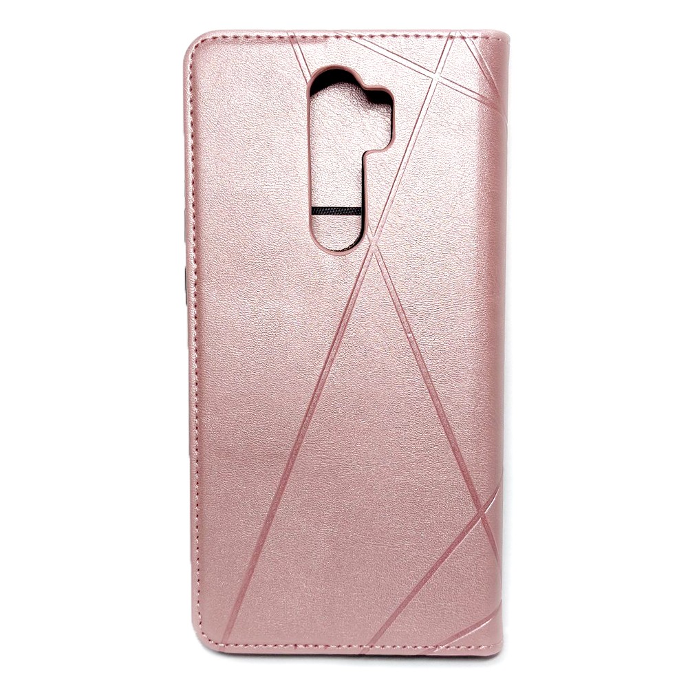 Книжка Business для Xiaomi Redmi Note 8 Pro Рожева-1
