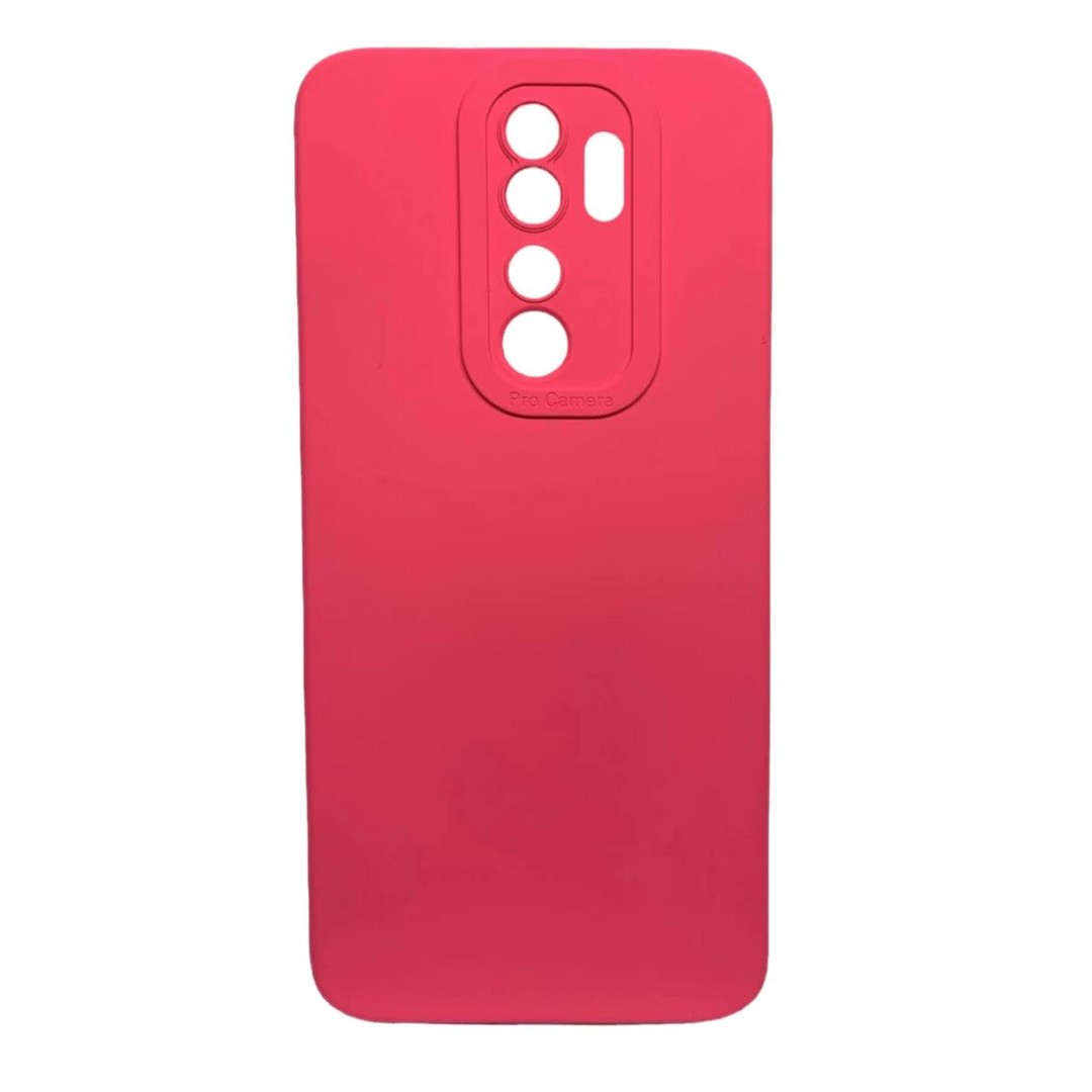 Накладка Color style з мікрофіброю для Xiaomi Note 8 Pro Barbie pink-0