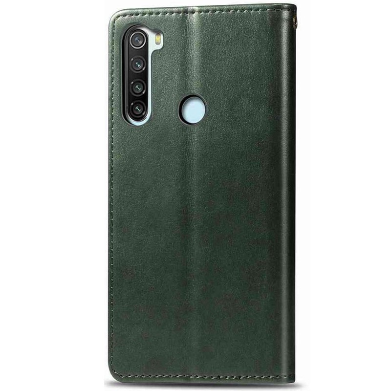 Книжка GETMAN Gallant для Xiaomi Redmi Note 8T зелена-1