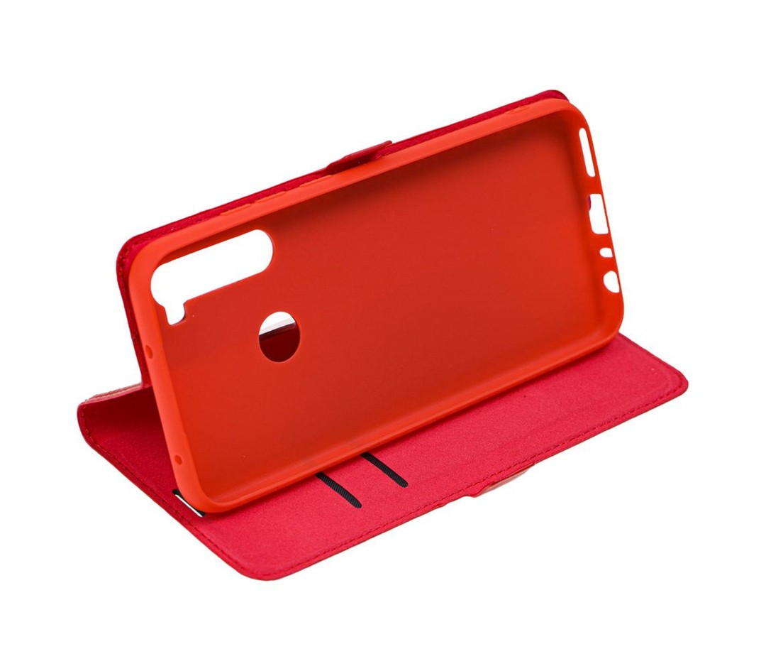 Книжка Side Magnet TPU Xiaomi Redmi Note 8T (red)-2