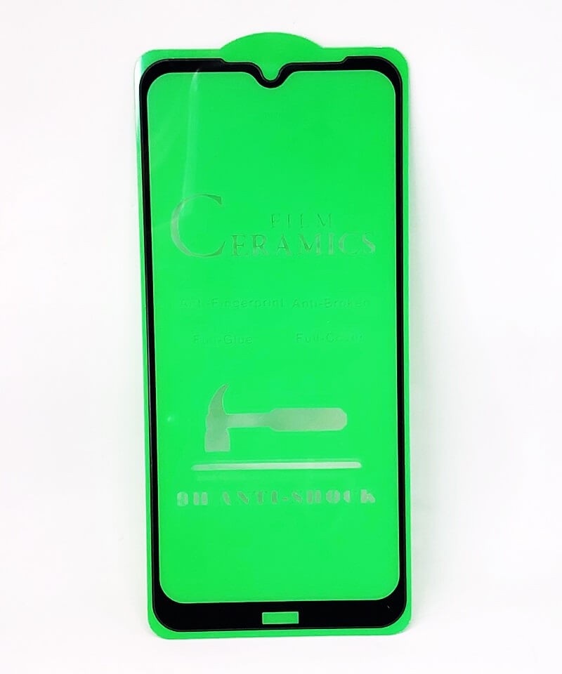 Гнучке скло Ceramic для Xiaomi Redmi Note 8T  глянцеве з чорною рамкою-0