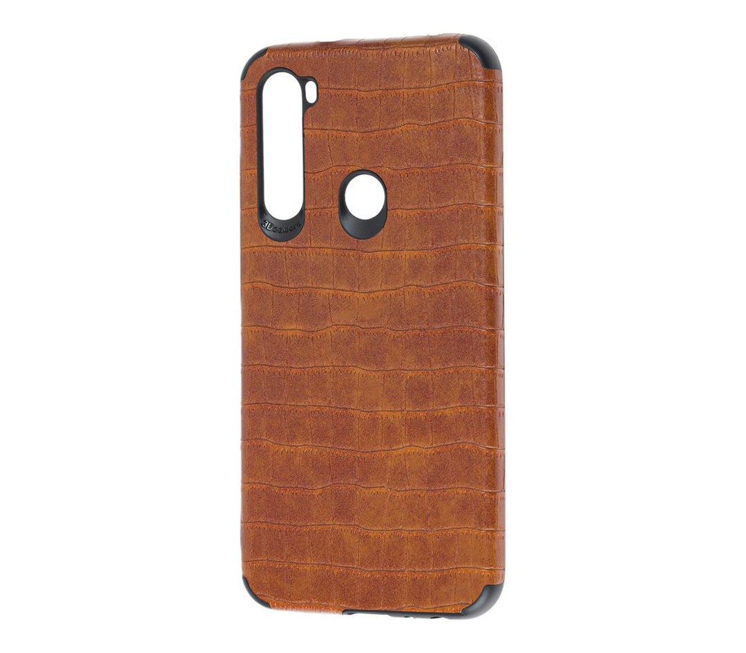 Чохол Epic Vivi Crocodile series для Xiaomi Redmi Note 8T світло-коричневий-0