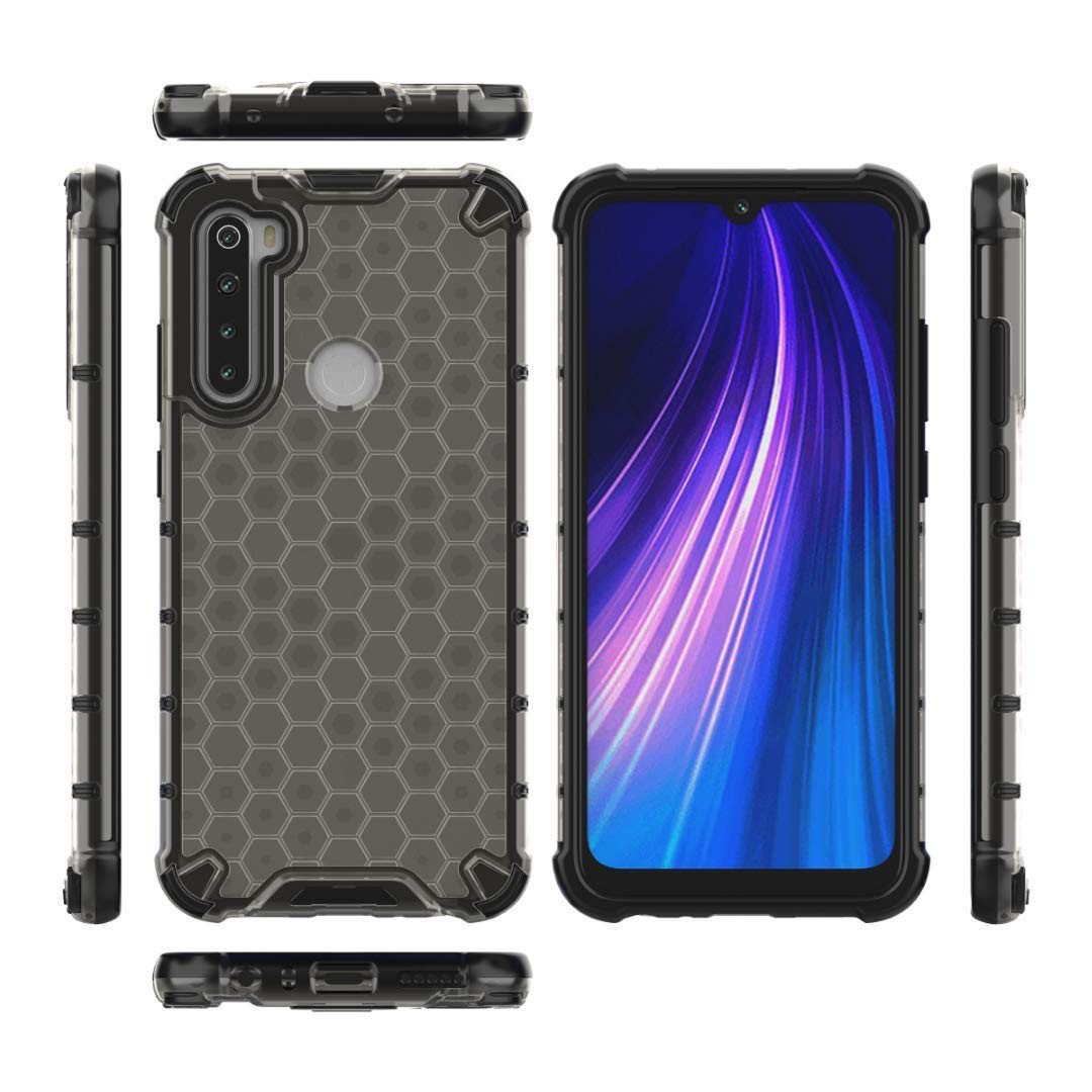 Чохол Honeycomb для Xiaomi Redmi Note 8T чорний-0