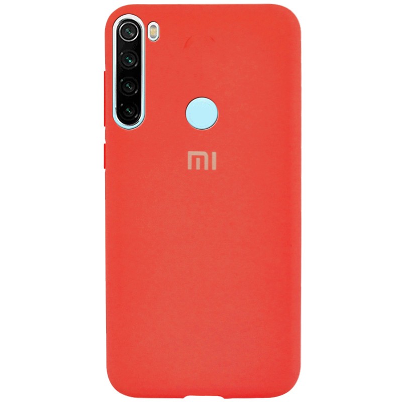 Накладка Silicone Cover Full Protective для Xiaomi Redmi Note 8T червона-0