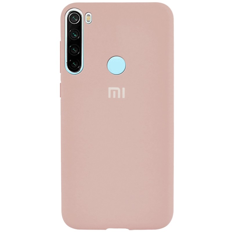 Накладка Silicone Cover Full Protective для Xiaomi Redmi Note 8T  Pink Sand-0
