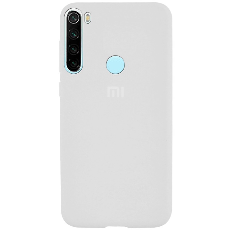 Silicone Cover Full Protective для Xiaomi Redmi Note 8T White-0