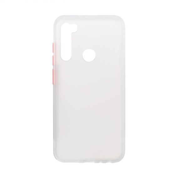Накладка Totu Gingle для Xiaomi Redmi Note 8T білий з оранжевими кнопками-0