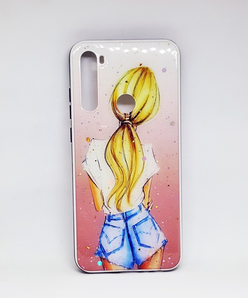 Накладка Mix Art для Xiaomi Redmi Note 8 Дівчина в шортах-0