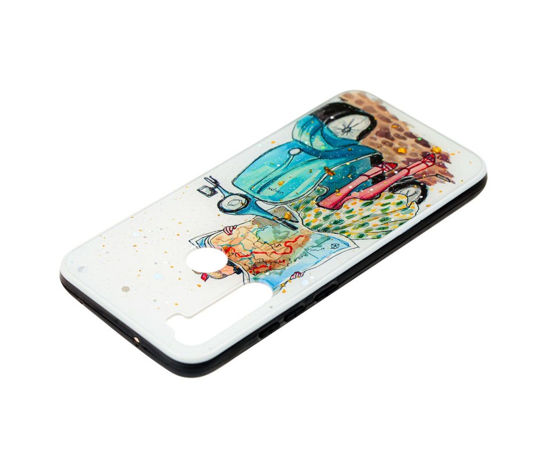 Накладка Mix Art для Xiaomi Redmi Note 8 Дівчина з картою-1