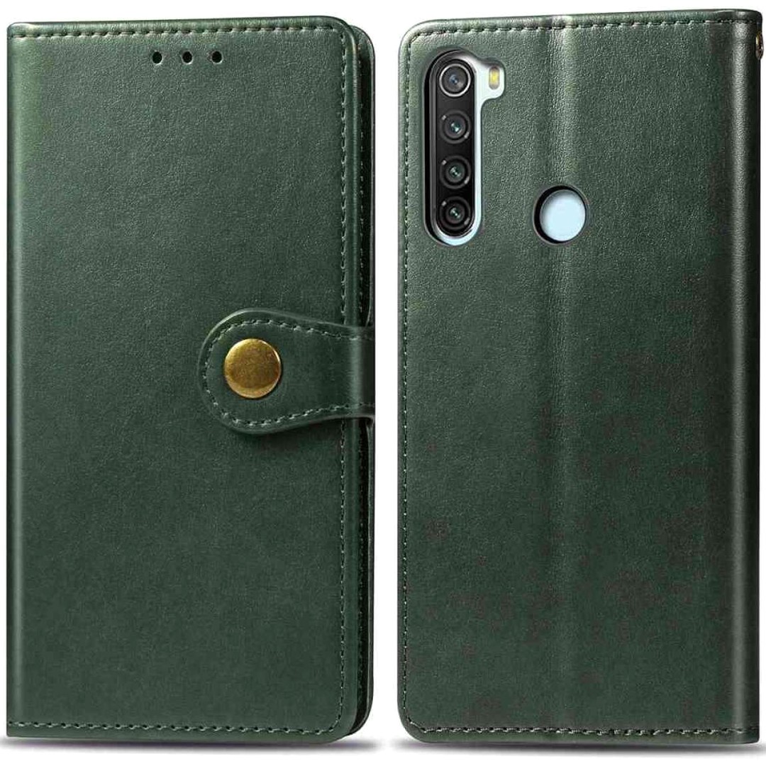 Чохол-книжка Gallant для Xiaomi Redmi Note 8T зелена-0