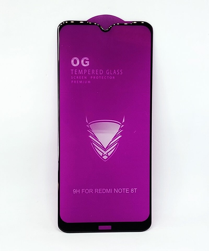 Захисне скло CCBBK для Xiaomi Redmi Note 8T з чорною рамкою-0