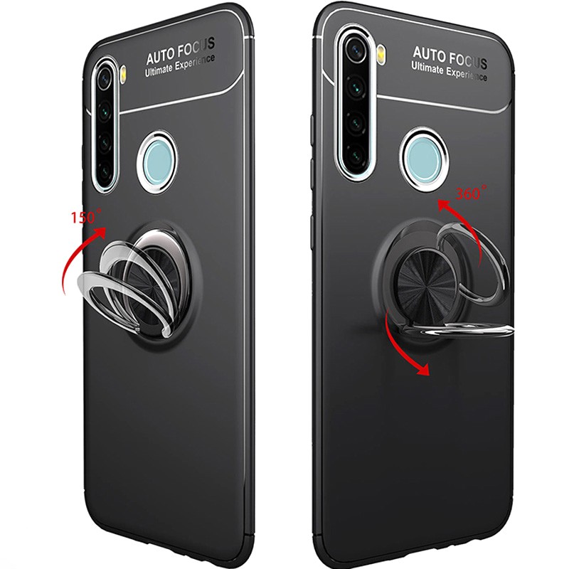 Чохол Deen ColorRing для Xiaomi Redmi Note 8T чорний-2