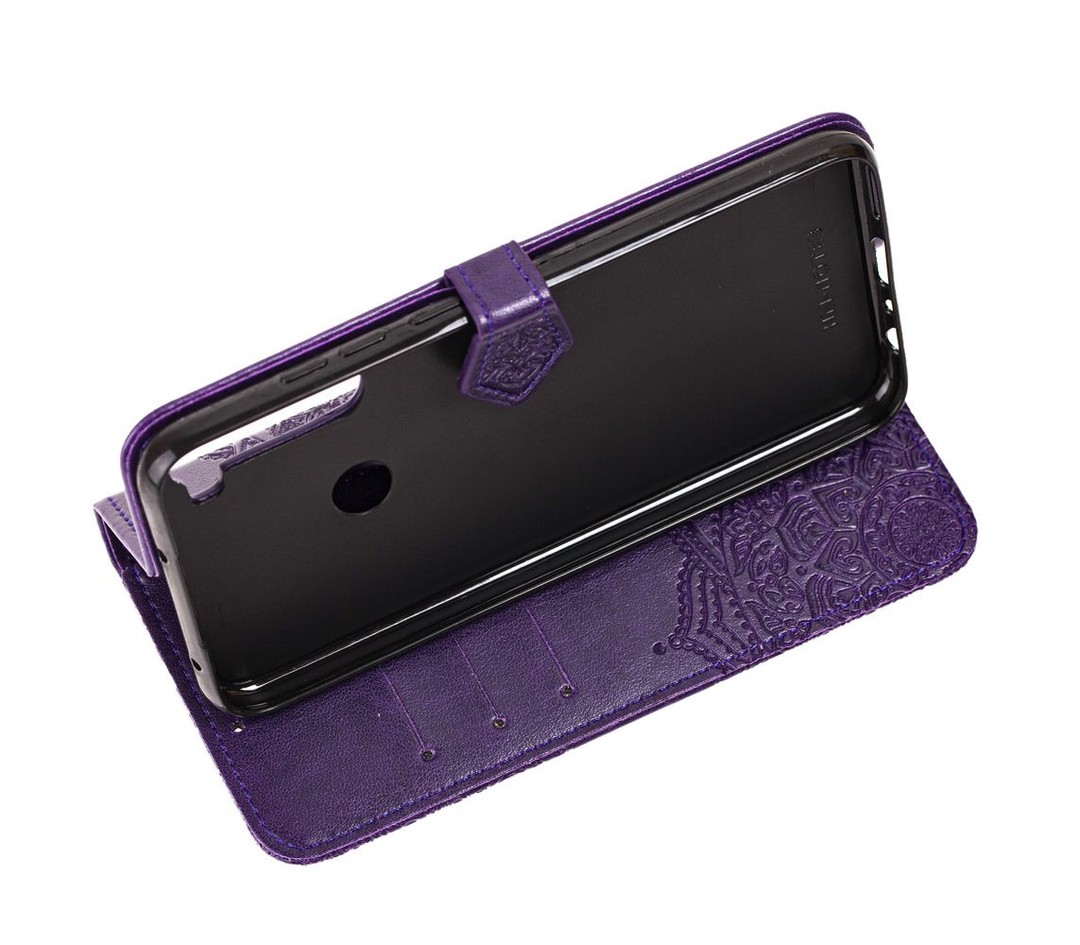 Книжка Art Case для Xiaomi Redmi Note 8 Фіолетова-2