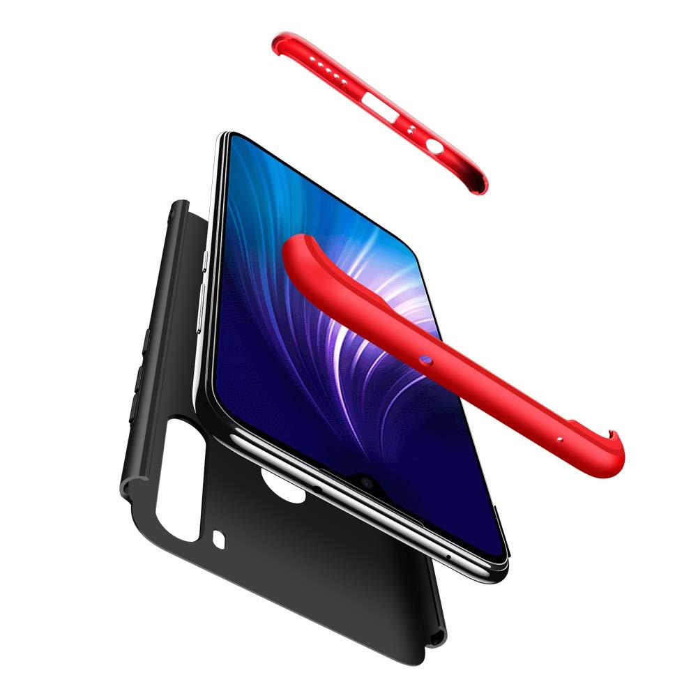 Пластикова накладка GKK LikGus для Xiaomi Redmi Note 8T (Чорний/Червоний)-2