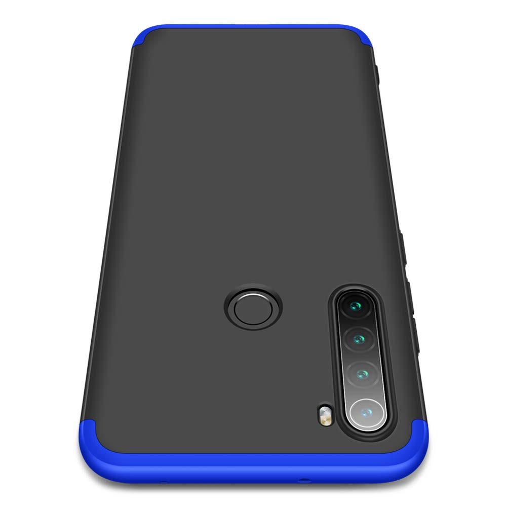 Пластикова накладка GKK LikGus для Xiaomi Redmi Note 8T (Чорний/Синій)-1