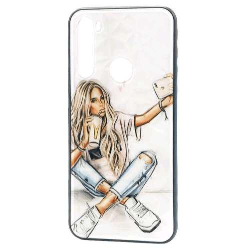 Накладка Ladies для Xiaomi Redmi Note 8T "Selfie"-0