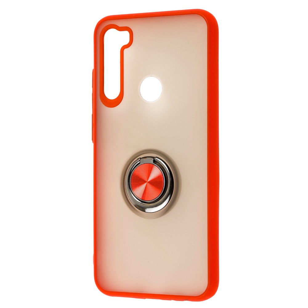 Накладка Totu Ring для Xiaomi Redmi Note 8T червона-0