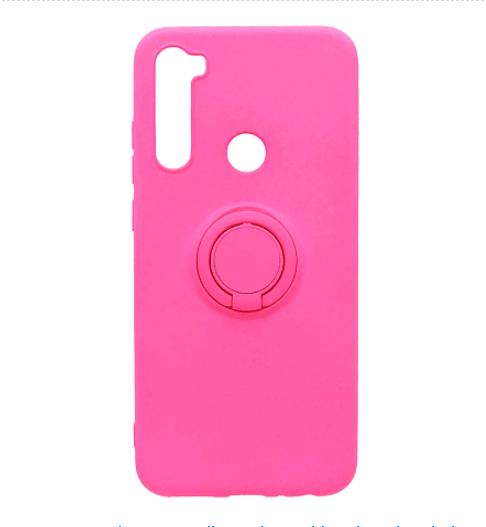 Накладка ColorRing з кільцем для Xiaomi Redmi Note 8 малинова-0
