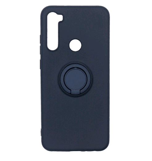 Накладка ColorRing з кільцем для Xiaomi Redmi Note 8 синя-0