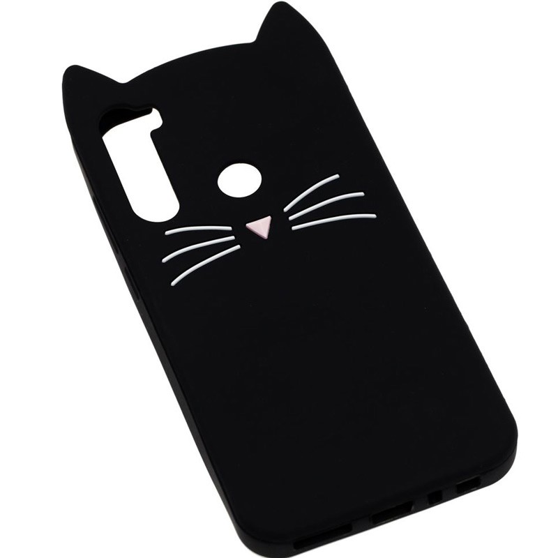 Накладка 3D Cat для Xiaomi Redmi Note 8T чорна-1