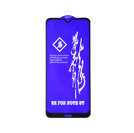 Захисне скло RB для Xiaomi Redmi Note 8T з чорною рамкою-0