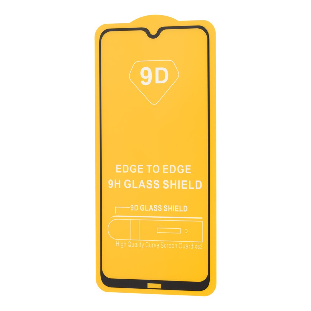 Захисне скло 9D Full Glue для Xiaomi Redmi Note 8 з чорною рамкою-0