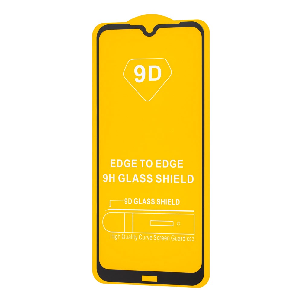 Захисне скло 9D Full Glue для Xiaomi Redmi Note 8T з чорною рамкою-0