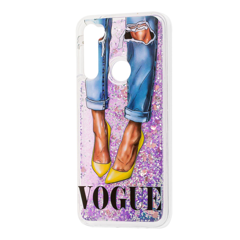 Накладка Fluid Painted для Xiaomi Redmi Note 8T "Туфлі" (блисківки плавають)-0