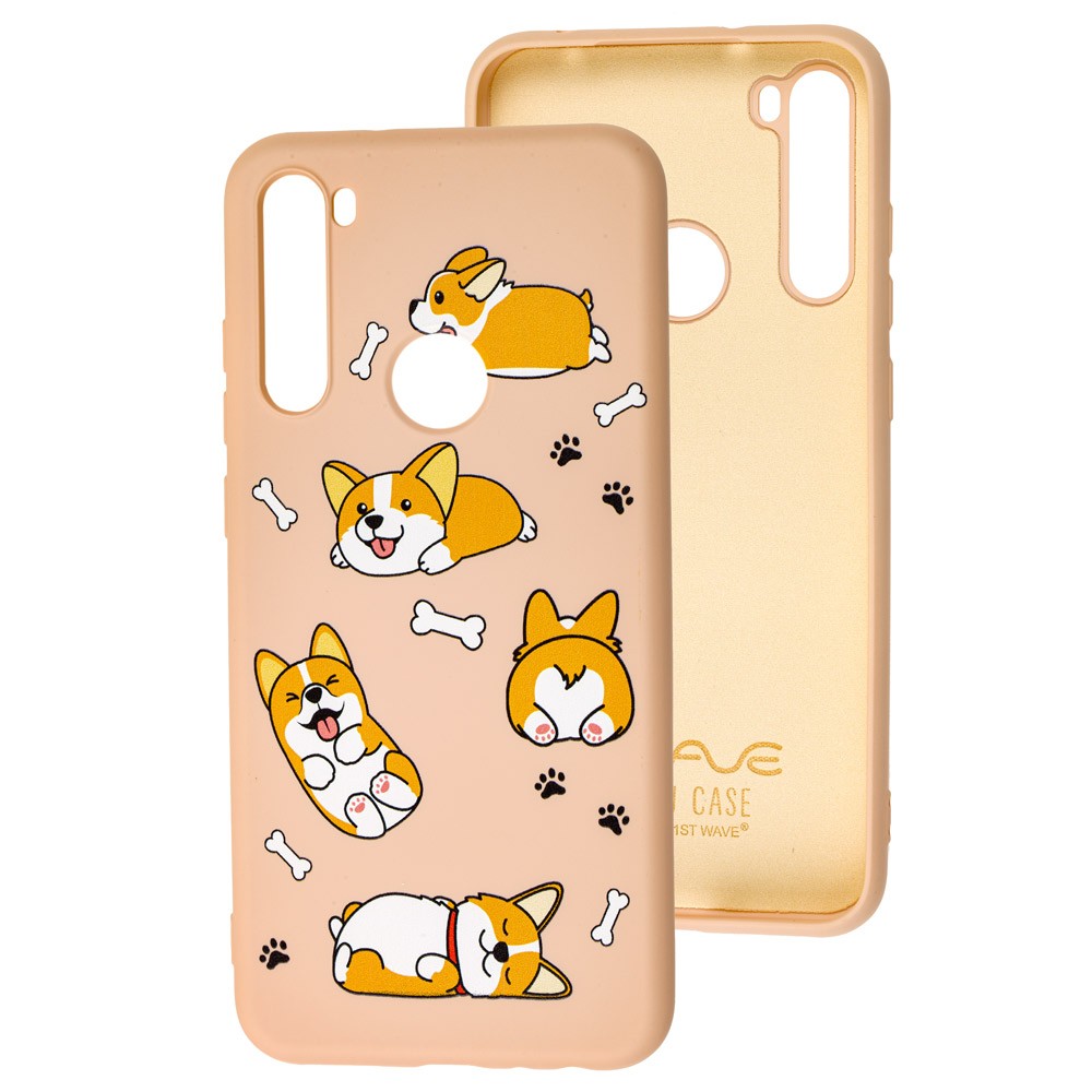 WAVE Fancy для Xiaomi Redmi Note 8T (corgi/pink sand)-0