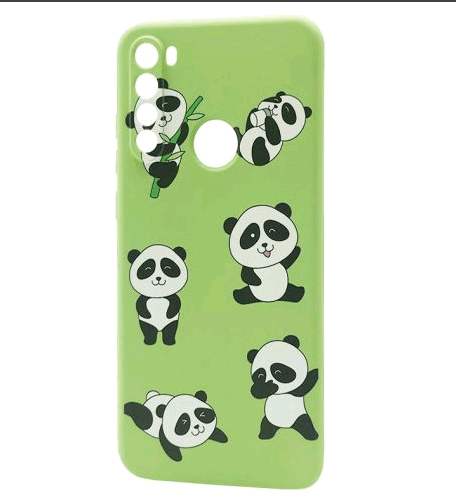 WAVE Fancy для Xiaomi Redmi Note 8T (funny panda/mint gum)-0