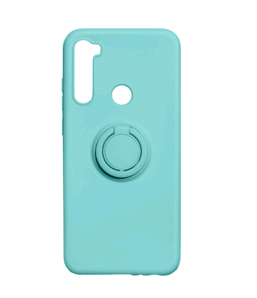 Накладка ColorRing з кільцем для Xiaomi Redmi Note 8T бірюзова-0