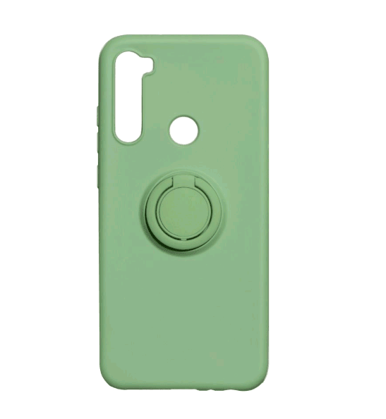 Накладка ColorRing з кільцем для Xiaomi Redmi Note 8T зелена-0