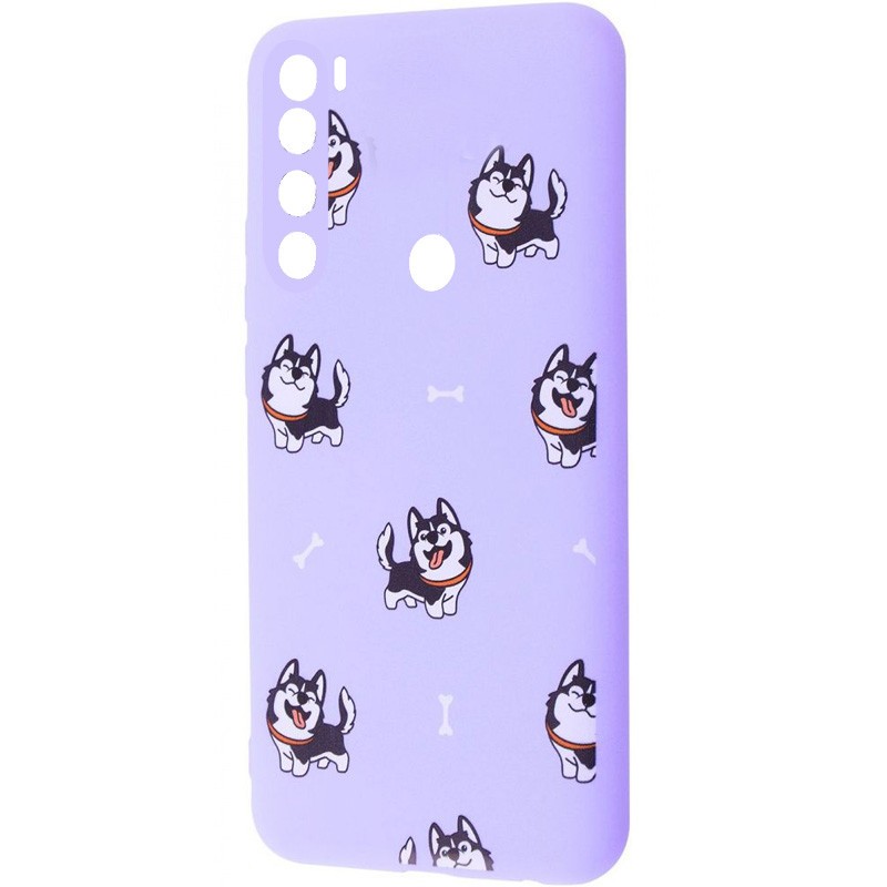 WAVE Fancy для Xiaomi Redmi Note 8T(haski/light purple)-0
