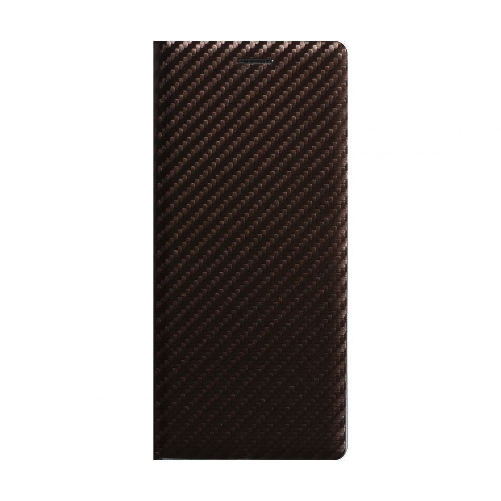 Книжка Carbon для Xiaomi Redmi Note 8T коричнева-0