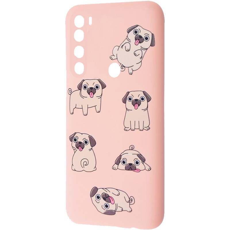 WAVE Fancy для Xiaomi Redmi Note 8T (pug/pink sand)-0