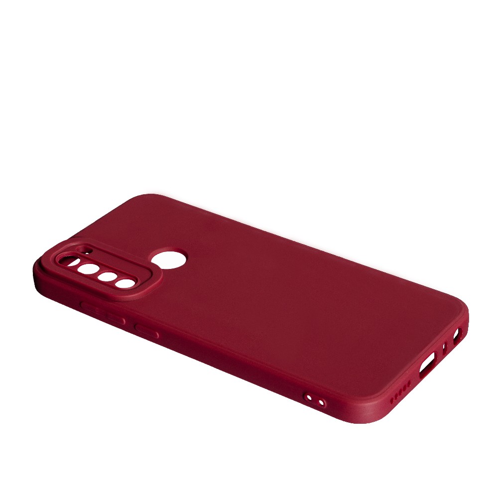 Накладка Silicone SMTT для Xiaomi Redmi Note 8T (Marsala)-1
