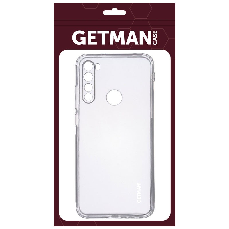 Накладка GETMAN Clear 1,0 mm для Xiaomi Redmi Note 8T прозорий силікон-1