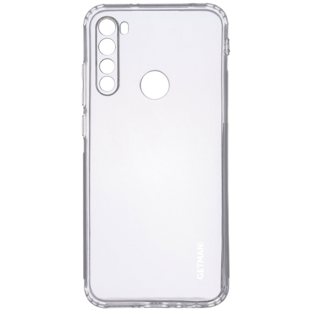 Накладка GETMAN Clear 1,0 mm для Xiaomi Redmi Note 8T прозорий силікон-0