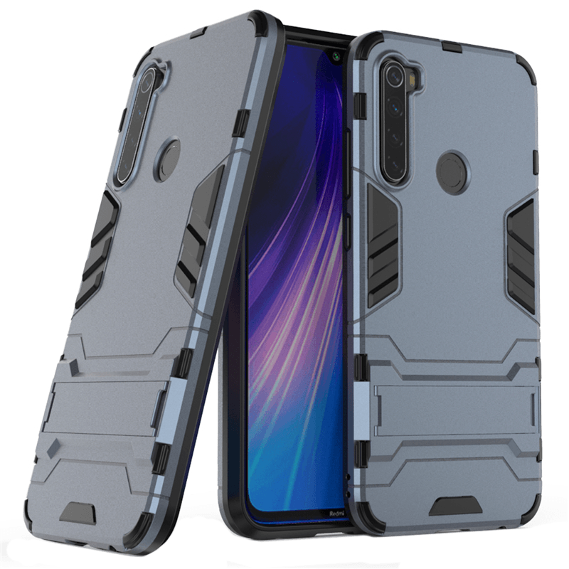Накладка Hard Defence для Xiaomi Redmi Note 8/Note 8 2021 синя-0