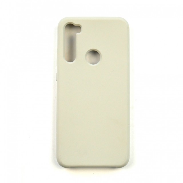 Накладка Silicone case для Xiaomi Note 8T (Antique White)-0