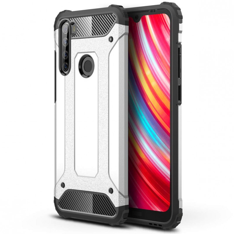 Накладка  Armor для Xiaomi Note 8T срібляста-0