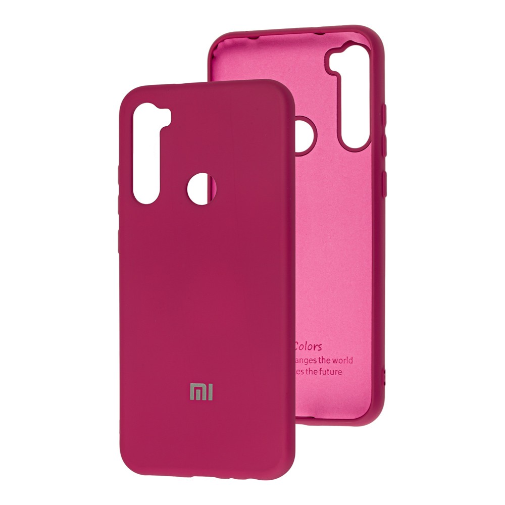 Silicone Cover My Color Full Protective (A) для Xiaomi Redmi Note 8T (Marsala)-0