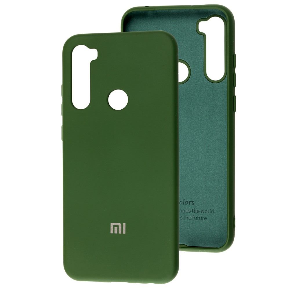 Silicone Cover My Color Full Protective (A) для Xiaomi Redmi Note 8T (Dark Green)-0